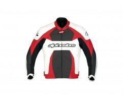 Куртка Alpinestars GP PLUS white/red/black кожа